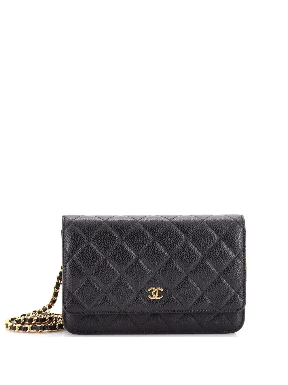 Chanel Wallet On Chain Quilted Caviar #343030C41B